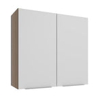 Gabinete Superior 70 cm 2 Puertas Marrón/Blanco Stella Madesa