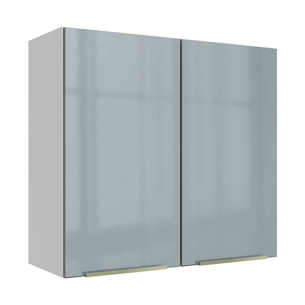 Gabinete Superior 70 cm 2 Puertas Lux Blanco/Gris