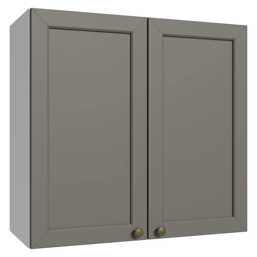 Gabinete Superior 70 cm 2 Puertas Blanco/Gris Vik Madesa