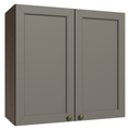 Gabinete Superior 70 cm 2 Puertas Marrón/Gris Vik Madesa