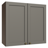 Gabinete Superior 70 cm 2 Puertas Marrón/Gris Vik Madesa