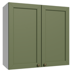 Gabinete Superior 70 cm 2 Puertas Blanco/Verde Vik Madesa