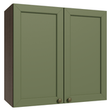 Gabinete Superior 70 cm 2 Puertas Marrón/Verde Vik Madesa