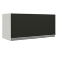 Gabinete Superior 70 cm 1 Puerta Abatible Blanco/Negro Glamy Madesa