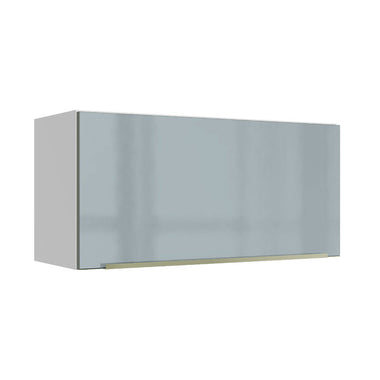 Gabinete Superior 70 cm 1 Puerta Abatible Blanco/Gris Lux Madesa