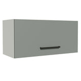 Gabinete Superior 70 cm 1 Puerta Abatible Agata Blanco/Gris
