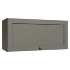 Gabinete Superior 70 cm 1 Puerta Abatible Marrón/Gris Vik Madesa