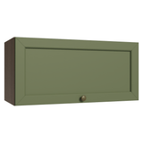 Gabinete Superior 70 cm 1 Puerta Abatible Marrón/Verde Vik Madesa