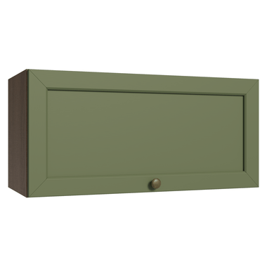 Gabinete Superior 70 cm 1 Puerta Abatible Marrón/Verde Vik Madesa