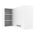 Gabinete Superior Esquinero 166 cm 1 Puerta 3 Nichos Blanco Agata Madesa