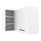 Gabinete Superior de Esquina Agata 1 Puerta para línea de 60 cm de profundidad Blanco