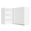 Gabinete Superior Esquinero 166 cm 1 Puerta 3 Nichos Blanco Glamy Madesa