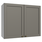 Gabinete Superior 80 cm 2 Puertas Blanco/Gris Vik Madesa
