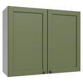 Gabinete Superior 80 cm 2 Puertas Blanco/Verde Vik Madesa