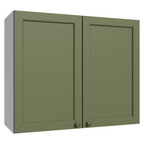 Gabinete Superior 80 cm 2 Puertas Blanco/Verde Vik Madesa