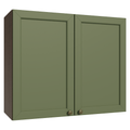 Gabinete Superior 80 cm 2 Puertas Marrón/Verde Vik Madesa
