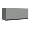 Gabinete Superior 80 cm 1 Puerta Abatible Gris Nice Madesa