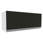 Gabinete Superior 80 cm 1 Puerta Abatible Blanco/Negro Glamy Madesa