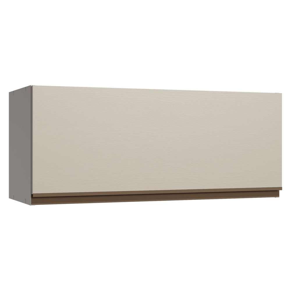 Gabinete Superior 80 cm 1 Puerta Abatible Nice Crema