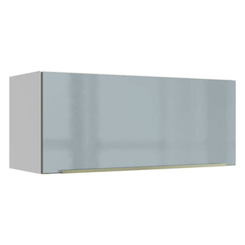 Gabinete Superior 80 cm 1 Puerta Abatible Blanco/Gris Lux Madesa