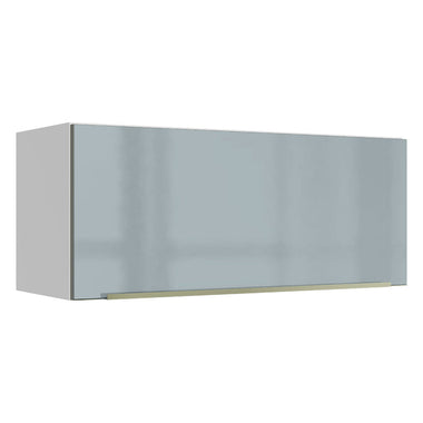 Gabinete Superior 80 cm 1 Puerta Abatible Blanco/Gris Lux Madesa