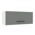 Gabinete Superior 80 cm 1 Puerta Abatible Blanco/Gris Agata Madesa