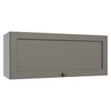Gabinete Superior 80 cm 1 Puerta Abatible Blanco/Gris Vik Madesa