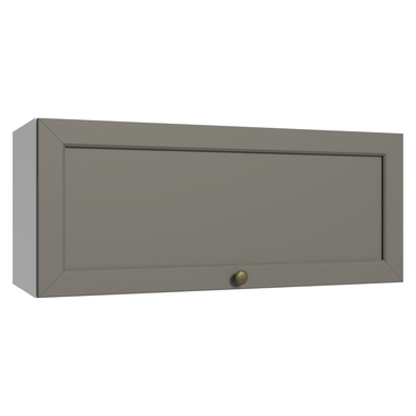 Gabinete Superior 80 cm 1 Puerta Abatible Blanco/Gris Vik Madesa
