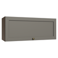 Gabinete Superior 80 cm 1 Puerta Abatible Marrón/Gris Vik Madesa