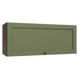 Gabinete Superior 80 cm 1 Puerta Abatible Marrón/Verde Vik Madesa