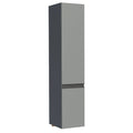 Despensero 40 cm 2 Puertas Gris Nice Madesa