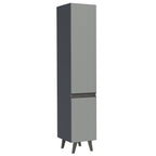 Despensero 40 x 52 cm 2 Puertas Gris Nice Madesa 02