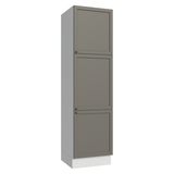 Despensero 60 cm 3 Puertas Blanco/Gris Vik Madesa