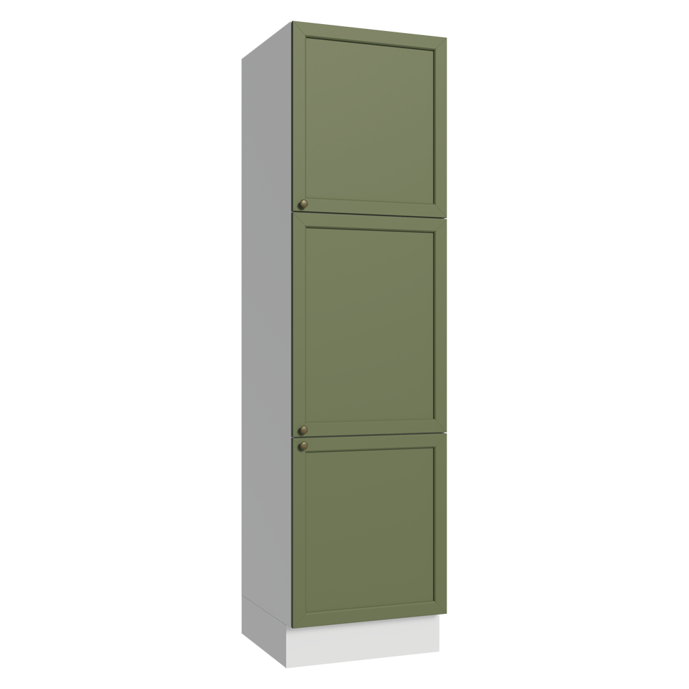 Despensero 60 cm 3 Puertas Blanco/Verde Vik Madesa
