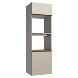 Mueble para Horno 60 cm 2 Puertas 2 Nichos Sin Patas NiceCrema