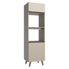 Mueble para Horno 60 x 52 cm 2 Puertas Crema Nice Madesa 02