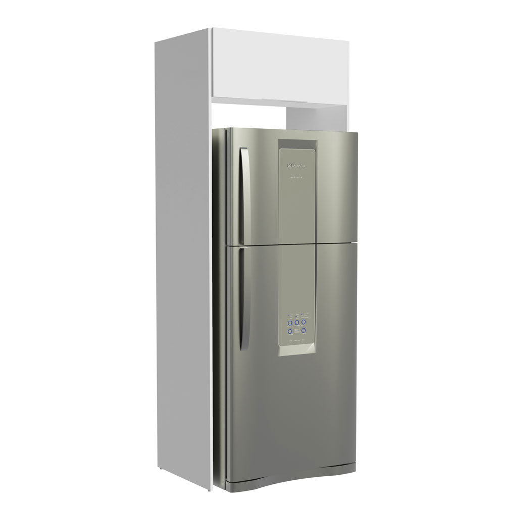 Mueble para Refrigerador 1 Puerta Blanco Stella Madesa