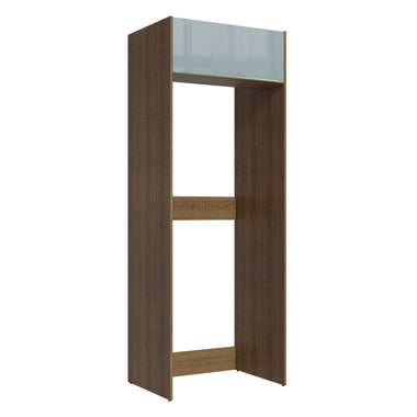 Mueble para Refrigerador 1 Puerta Marrón/Gris Lux Madesa