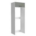 Mueble para Refrigerador 1 Puerta Blanco/Gris Agata Madesa