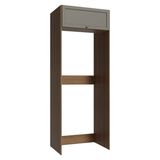 Mueble para Refrigerador 1 Puerta Basculanete Marrón/Gris Vik Madesa