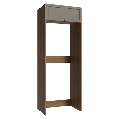 Mueble para Refrigerador 1 Puerta Marrón/Gris Vik Madesa
