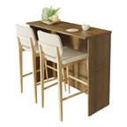 Isla de Cocina con Encimera 120 cm Marrón Madesa