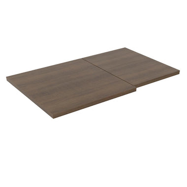Encimera para Gabinete Bajo Esquinero 102 cm Marrón Glamy, Lux y Stella Madesa
