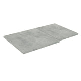 Encimera para Gabinete Bajo Esquinero 64 x 102 cm Glamy y Lux Gris