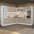 Cocina Integral 549cm Blanco/Crema Agata 01