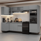 Cocina Integral 385 cm sin Patas Gris Nice