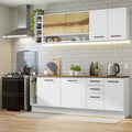 Cocina Integral 220 cm Blanco Agata Madesa