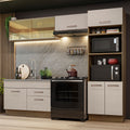 Cocina Integral 270 cm Marrón/Crema Agata Madesa