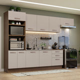 Cocina Integral 330cm Marrón/Crema Agata 01