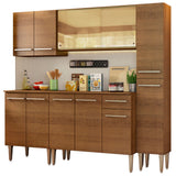 Cocina Integral 201cm Marrón Emilly West 03